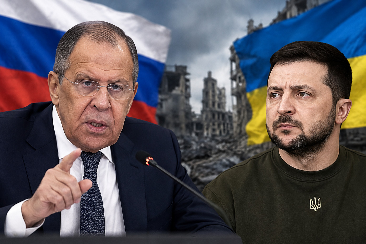 Lavrovdan Zelenskiyə sərt mesaj: “Atəşkəsə layiq deyil”