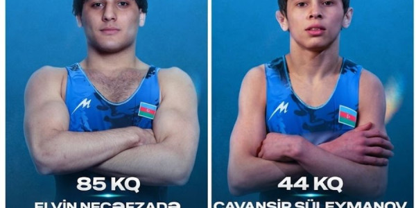 Azərbaycan güləşçiləri Rusiyada iki qızıl medal qazandılar