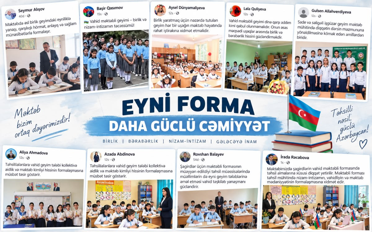 Müəllimlər geyim qaydaları ilə bağlı qərarı dəstəkləyirlər