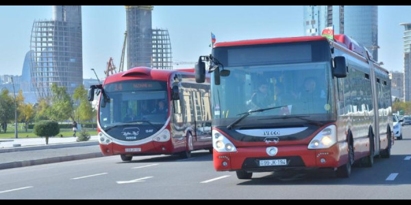 Azərbaycanda sərnişin daşımaları artıb