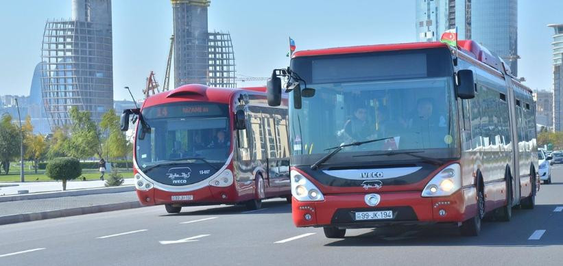 Azərbaycanda sərnişin daşımaları artıb