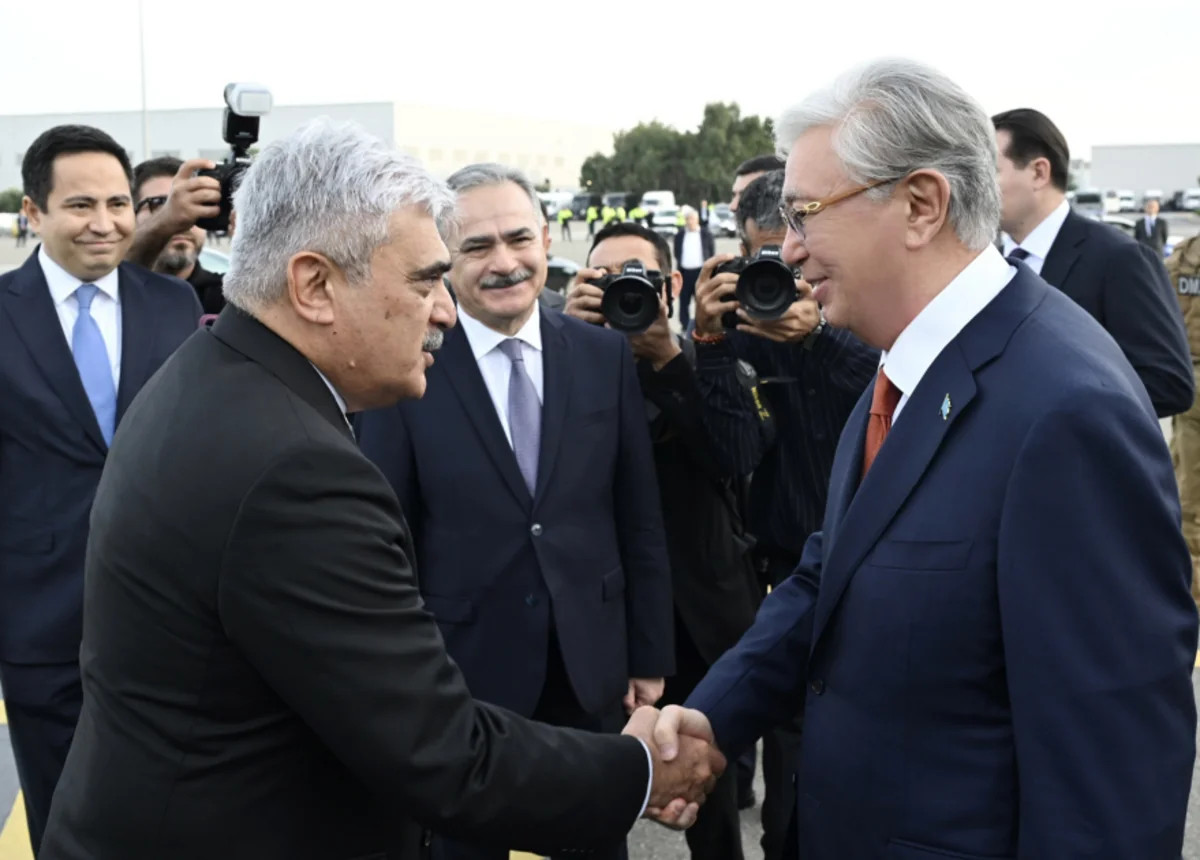 Qazaxıstan Prezidenti Azərbaycana gəlib