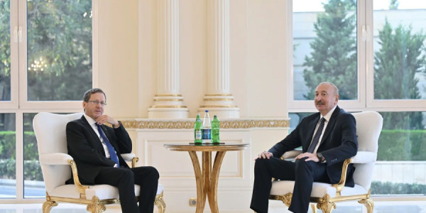 İlham Əliyev ilə İsrail Prezidenti arasında görüş olub