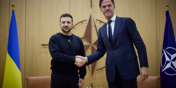Zelenski Brüsseldə Rütte ilə hava hücumundan müdafiənin gücləndirilməsini müzakirə edib
