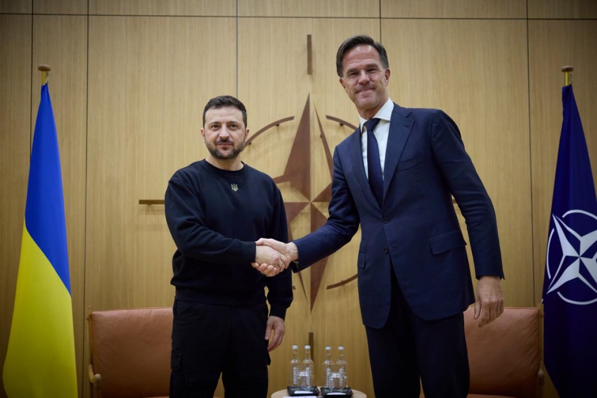 Zelenski Brüsseldə Rütte ilə hava hücumundan müdafiənin gücləndirilməsini müzakirə edib