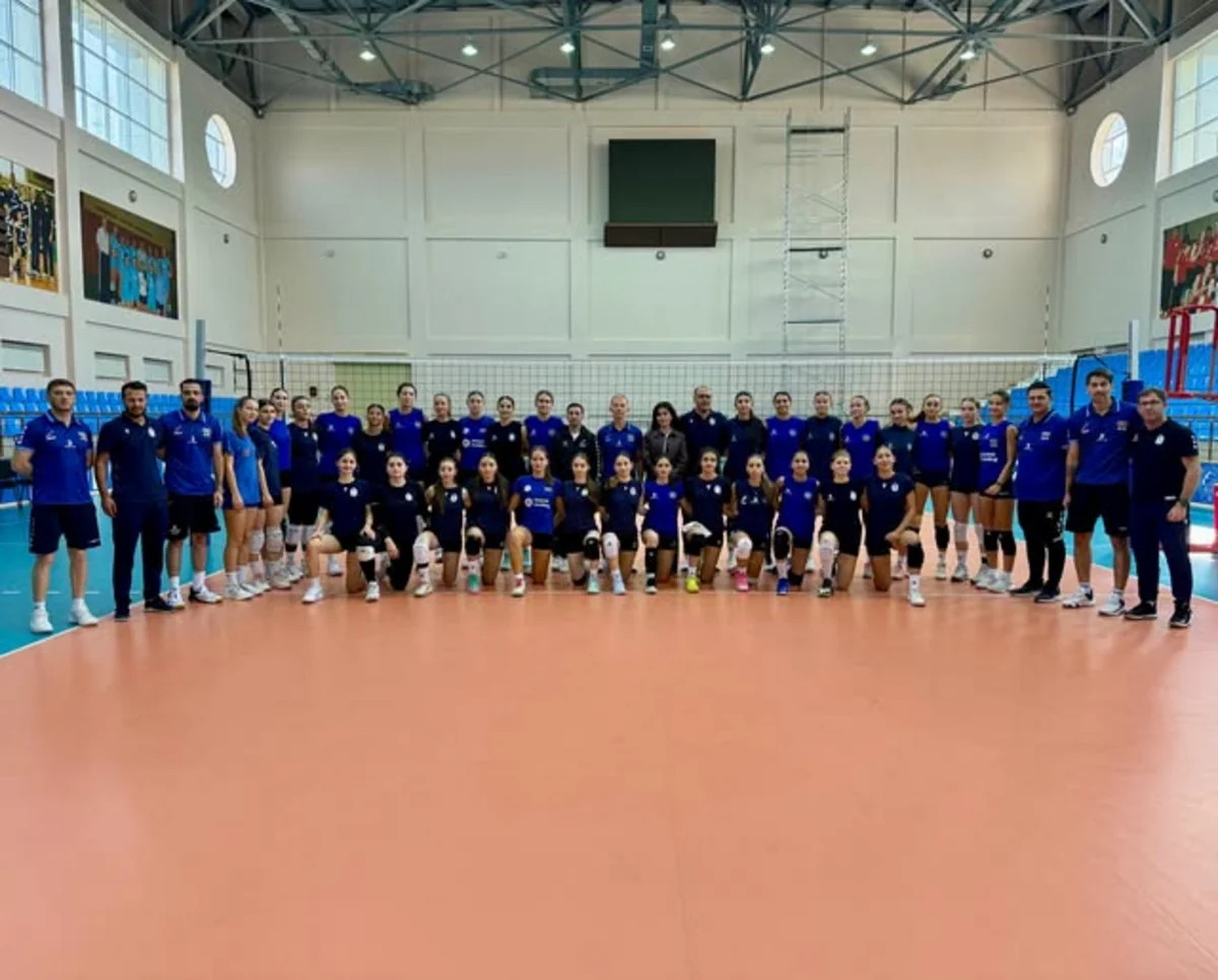 Azərbaycanın U-20 voleybol millisi yoxlama oyununda qələbə qazanıb Komanda