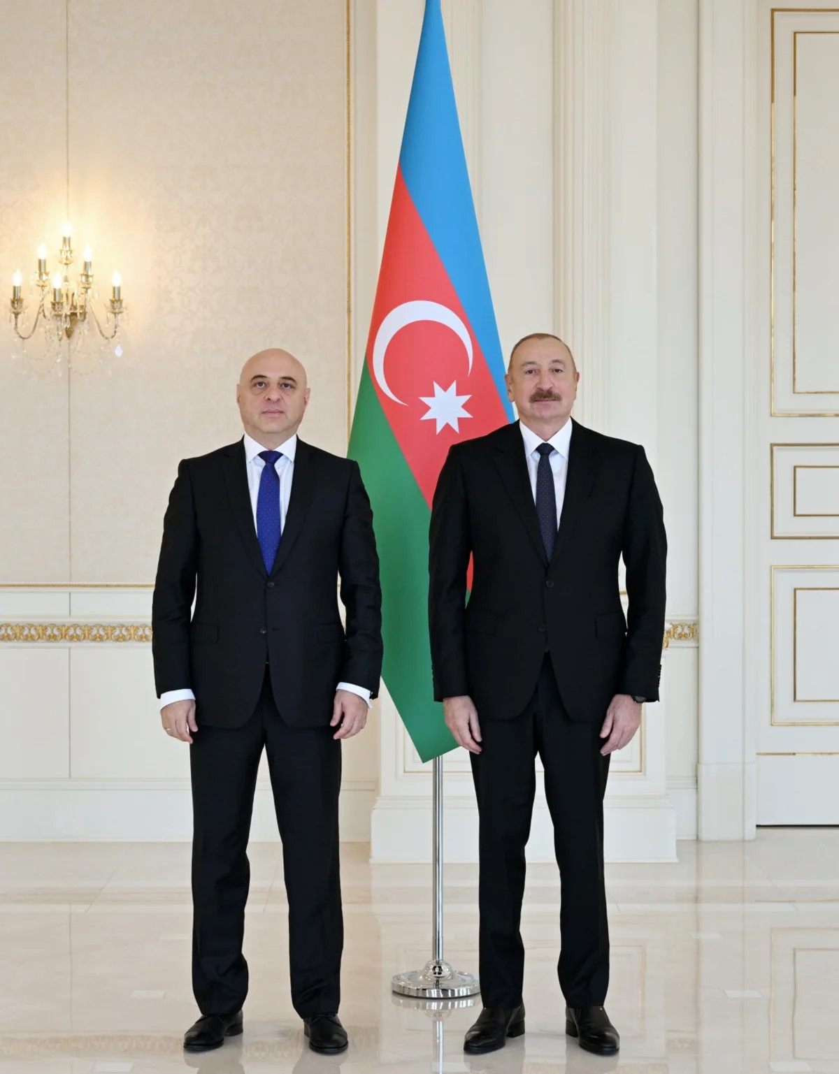 İlham Əliyev Gürcüstanın Azərbaycanda yeni təyin olunmuş səfirini qəbul edib