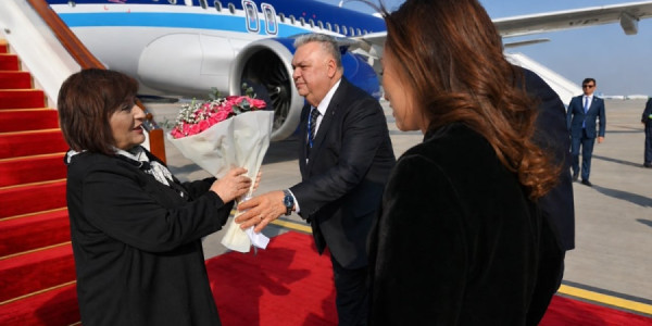 Sahibə Qafarova Qırğızıstana səfərə gedib
