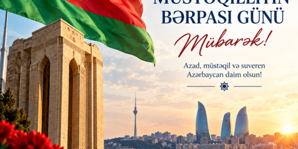 Bu gün Azərbaycanın Müstəqilliyinin Bərpası Günüdür