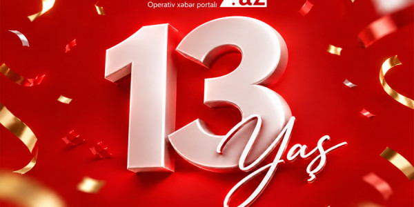Axar.az-ın 13 yaşı olur