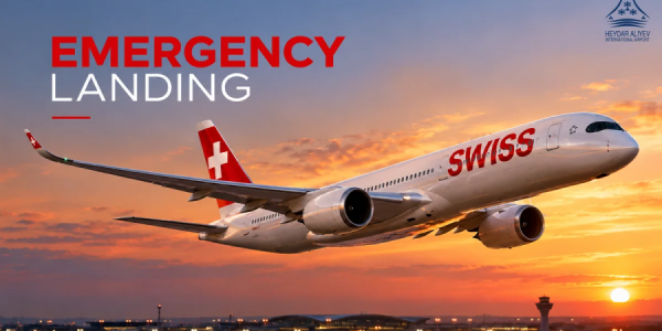 "SWISS" aviaşirkətinin Sürix–Şanxay reysi Bakıya məcburi eniş edib