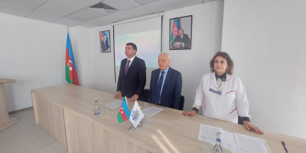 Azərbaycan Respublikası Səhiyyə Nazirliyi V.Y.Axundov Adına Elmi-Tədqiqat Tibbi Profilaktika İnstitutunda Müşavirə Keçirilib