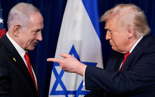 Tramp Netanyahunu dəstəkləyib: Sən mənim yanımda olmasını istədiyim adamsan
