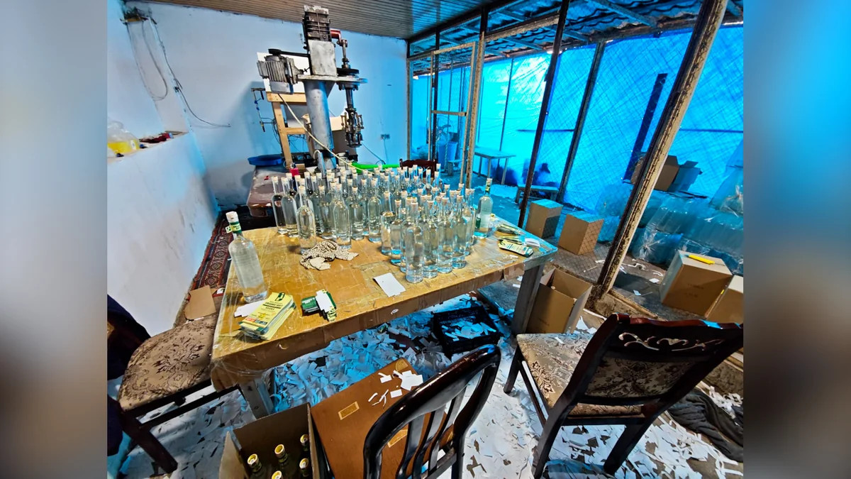 Saxta “ORGANİC SOFT” içkiləri istehsal edən sex aşkarlandı