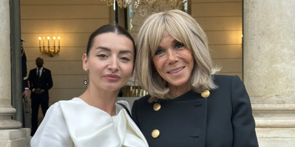 Leyla Abdullayeva ilə Bricit Makron arasında müzakirələr baş tutub