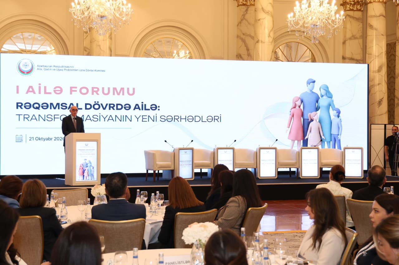 Firudin Qurbanov I Ailə Forumunda iştirak edib