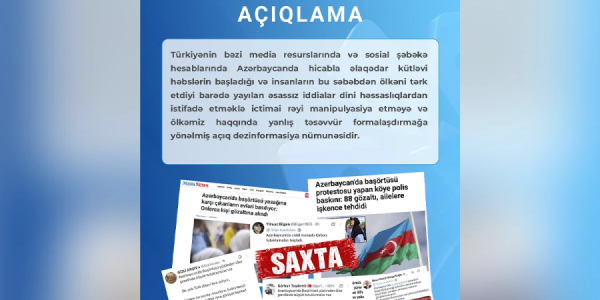 Media və Yayım Şurası Azərbaycan haqqında saxta məlumatların yayılmasını qətiyyətlə pisləyib
