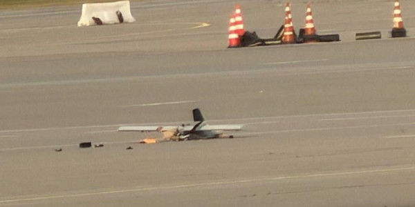 Şeremetyevo hava limanına Ukrayna dronunun qalıqları düşüb