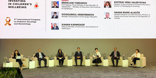 Nazir müavini Kənan Kərimzadə Səmərqənddə keçirilən “Uşaqların gələcəyinə investisiya” Qlobal Sammitində iştirak edib