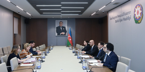XİN rəsmisi UNESCO-nun Baş direktorunun müavini ilə bir araya gəlib