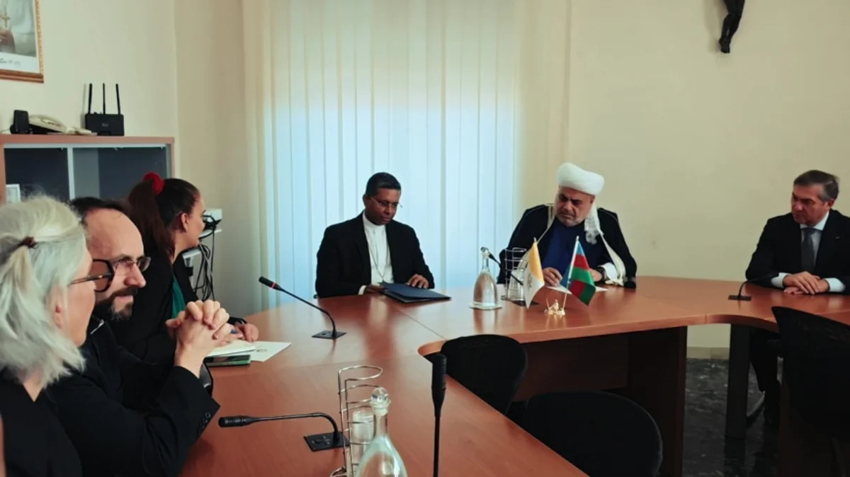 Bakıda Vatikan səfirliyinin açılması məsələsi gündəmə gəlib