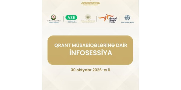 QHT-lər üçün yeni qrant müsabiqəsi elan edilib