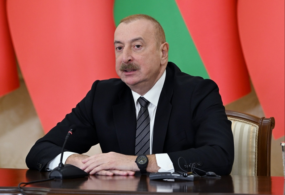 İlham Əliyev: II Qarabağ müharibəsində bütün entik qrupların və dinlərin nümayəndələri bir "dəmir yumruq" kimi vuruşdu