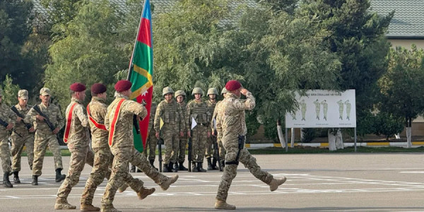 Hərbi vəzifəlilərin təlim toplanışları başa çatıb