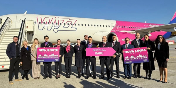 Bratislava–Bakı marşrutu üzrə ilk aviareys həyata keçirilib