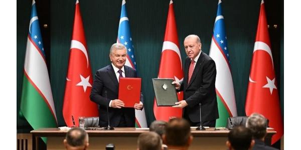Türkiyə və Özbəkistan arasında 5 saziş imzalanıb
