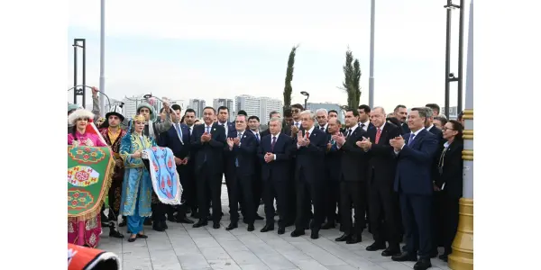 Ceyhun Bayramov Türk Dövlətləri Sivilizasiya Parkının açılışında iştirak edib