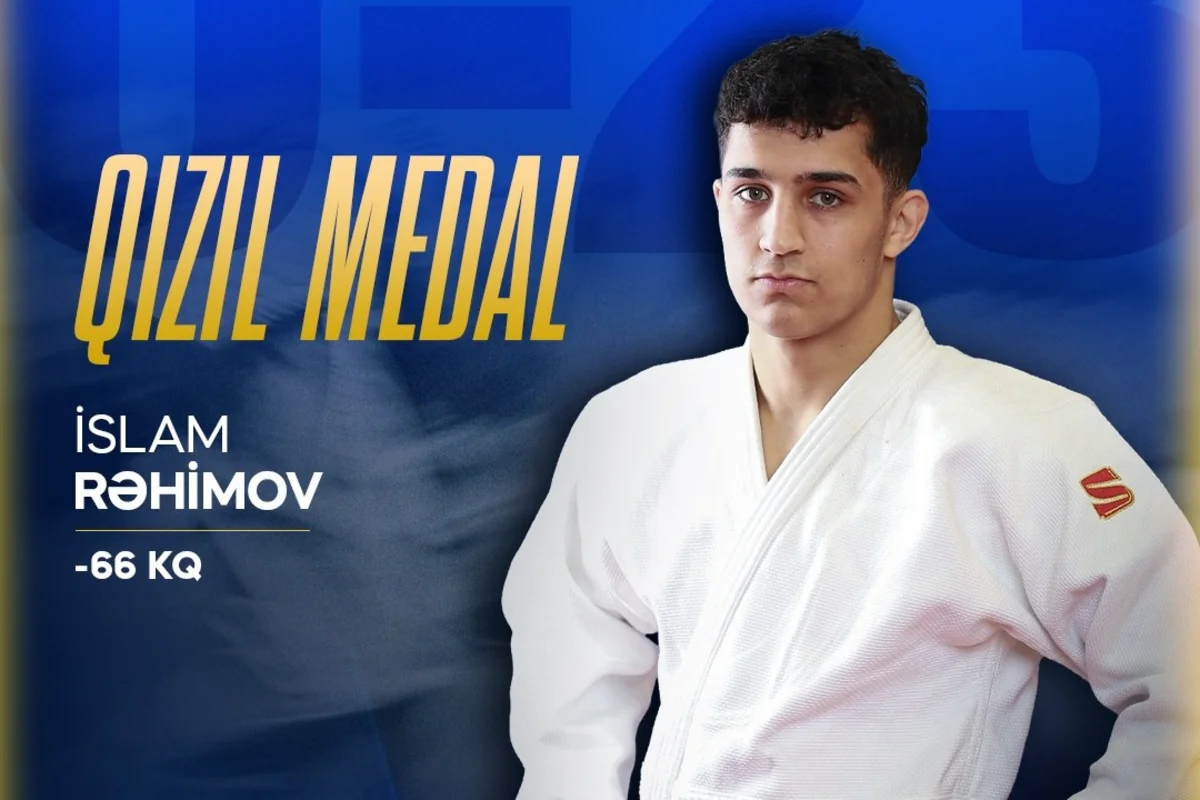 Azərbaycan cüdoçusu İtaliyada qızıl medal qazandı