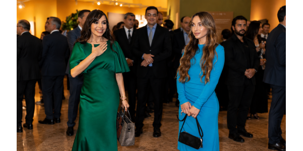 Leyla Əliyeva sərgidən paylaşım edib