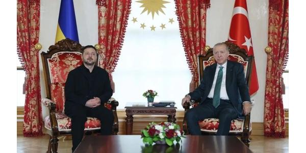 Ərdoğan Zelenski ilə İstanbulda görüşüb